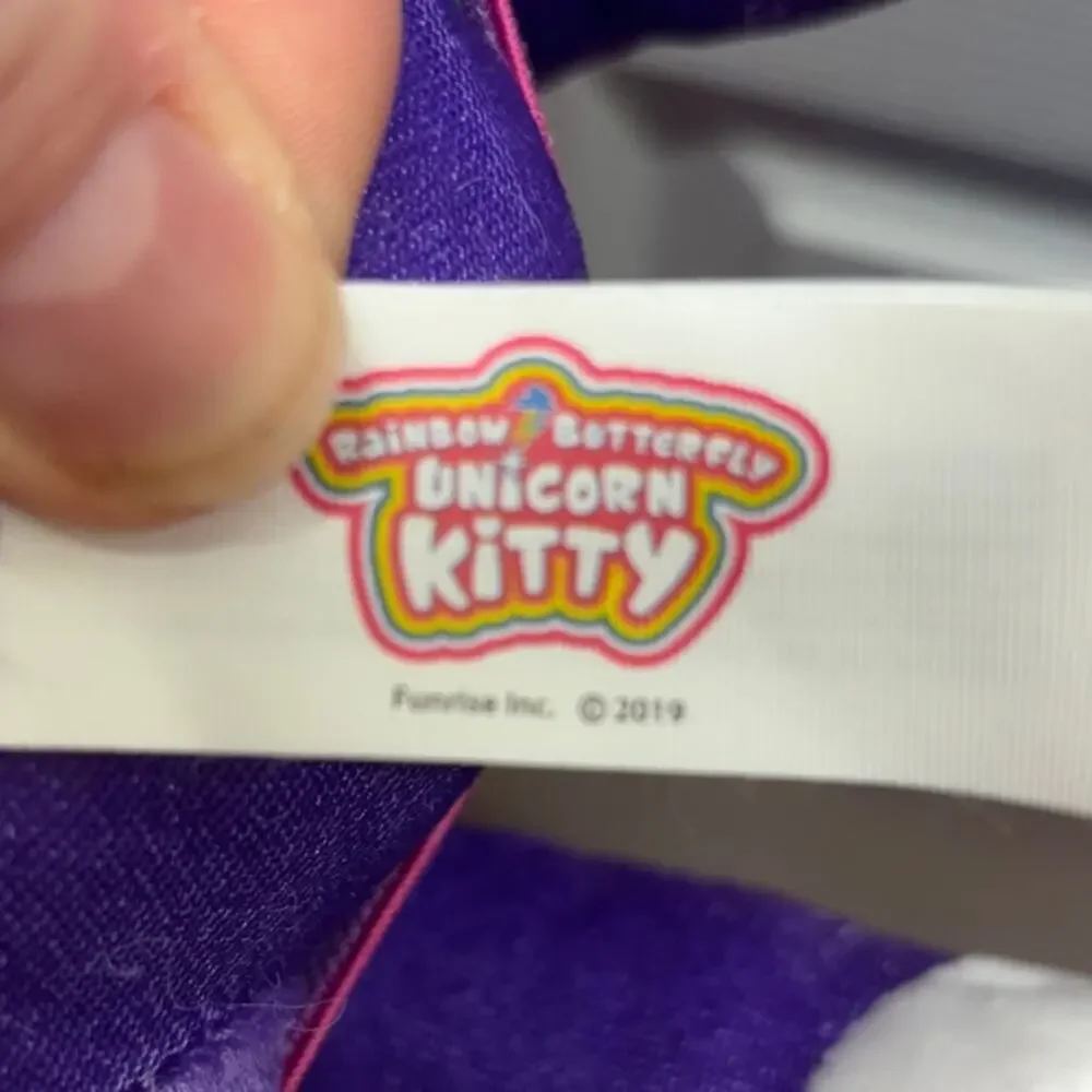 Nickelodeon Rainbow Butterfly Unicorn Kitty Felicity Plush Stuffed Animal